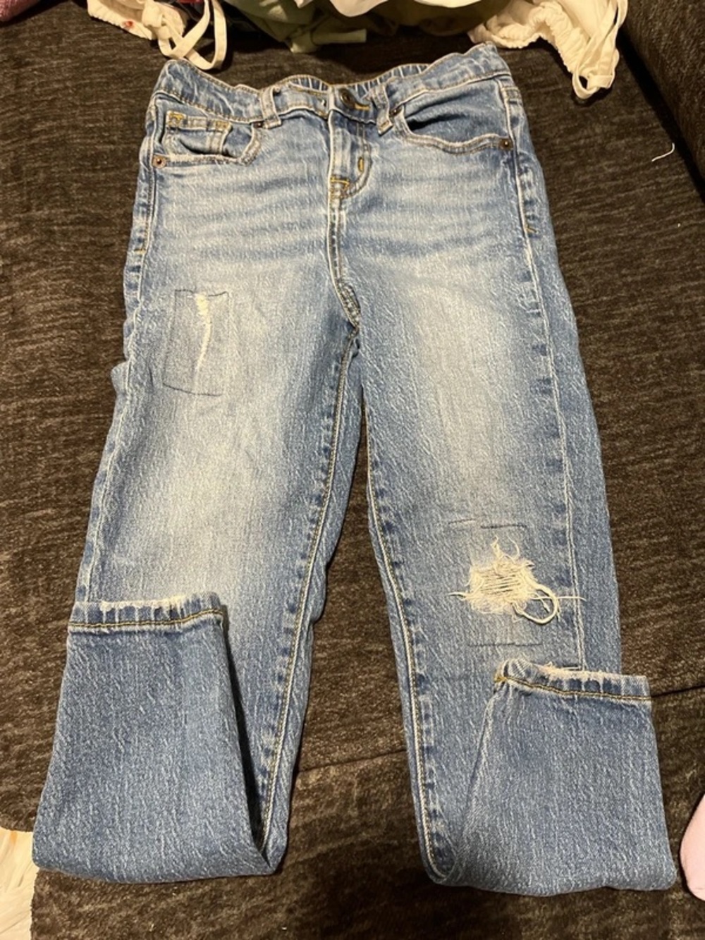Cat & Jack Light Blue Distressed Kids Jeans